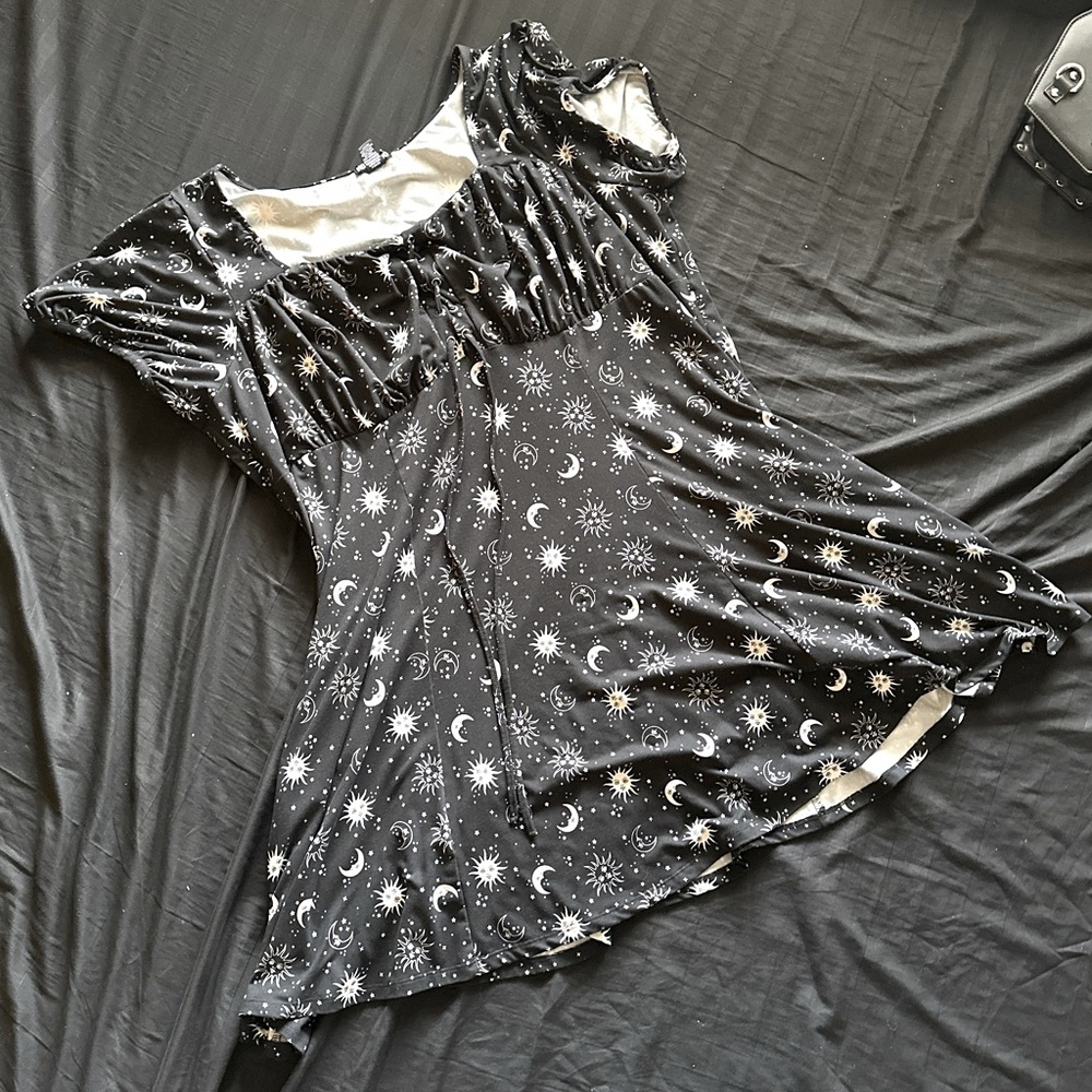 Black hot topic plus size dress